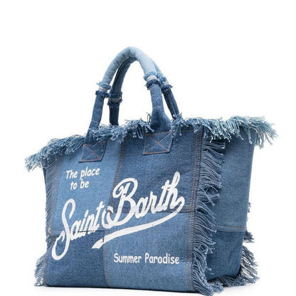 MC2 St. Barth's Blue Denim Tote Bag