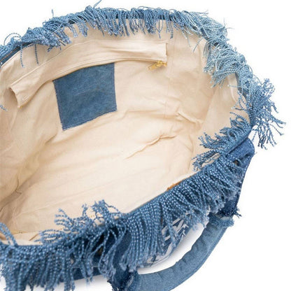 MC2 St. Barth's Blue Denim Tote Bag