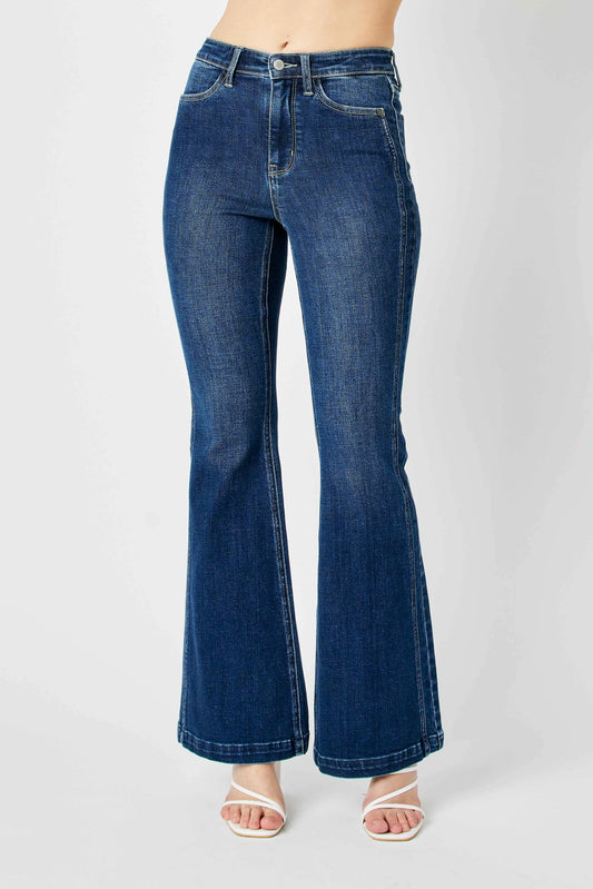 judy blue side seam flair jeans