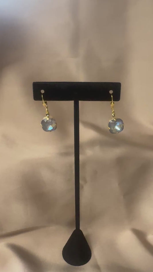 La Vie Parisienne Vintage Style Earring: Arctic - 12mm